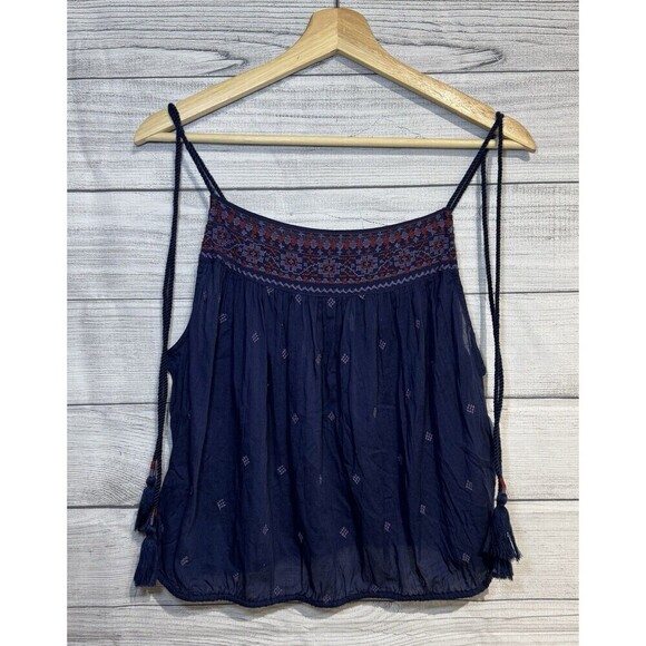 NEW! Women’s Free People Eternal Love Tassel Tie Tank Shirt Size Large W/Tags - Picture 3 of 7
